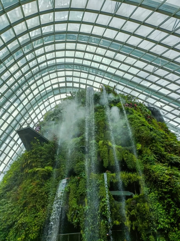 Cloud Forest, Indoor waterfall